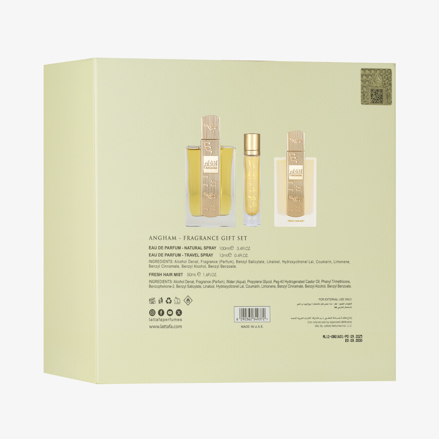 angham 3pcs gift set